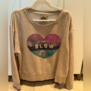 Life is Good women’s sweatshirt, L